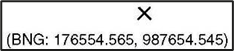 An example of a point data type.