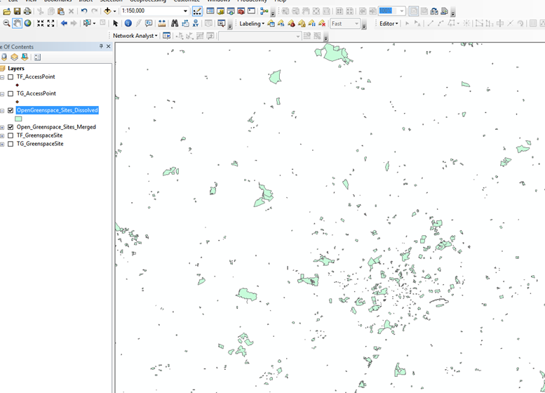 Resulting data loaded in the main data window