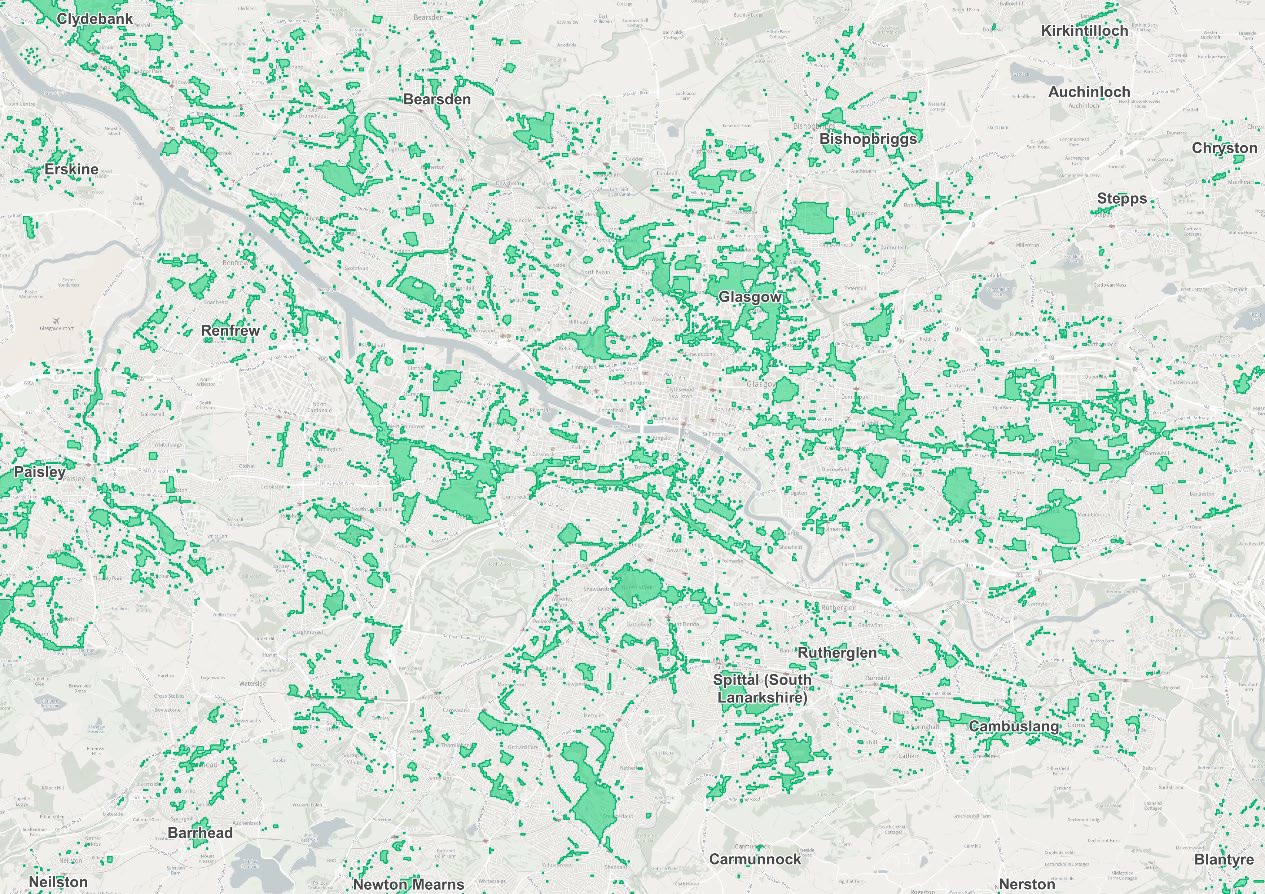 Non Built Up Extents Feature Type.