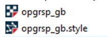 opgrsp_gb and opgrsp_gb.style files shown in the explorer