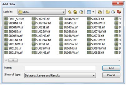 Add data file dialog 