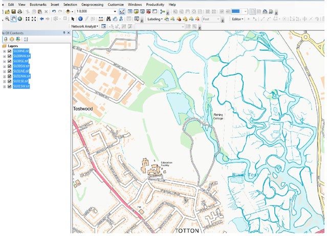 Screenshot of data loaded successfully 