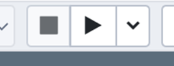 Run button shown in the toolbar