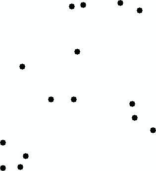 Points of Interest rendered with a single and simple symbology.