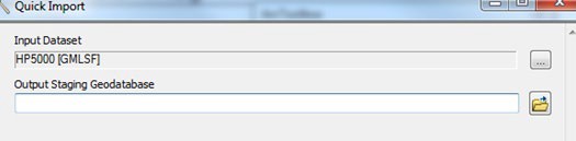 Quick Import dialog