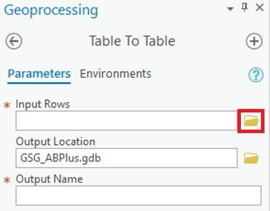 ArcGIS Pro UI showing Geoprocessing window