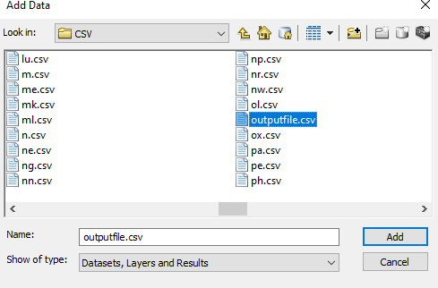 ArcMap Add Data dialog.